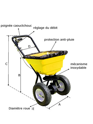 Ependeur 29L professionnel roues gonflables – Image 2
