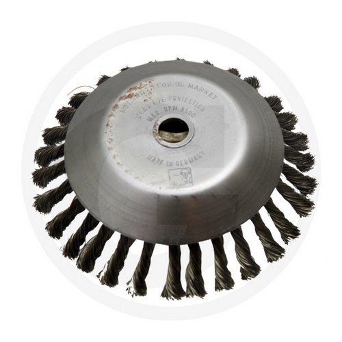 Brosse de désherbage conique métal
